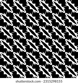 Seamless diagonal pattern. Repeat decorative design.Abstract texture for textile, fabric, wallpaper, wrapping paper. Black and white wallpaper.