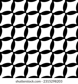 Seamless diagonal pattern. Repeat decorative design.Abstract texture for textile, fabric, wallpaper, wrapping paper. Black and white wallpaper.