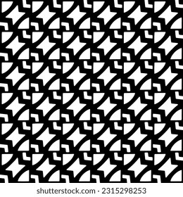 Seamless diagonal pattern. Repeat decorative design.Abstract texture for textile, fabric, wallpaper, wrapping paper. Black and white wallpaper.