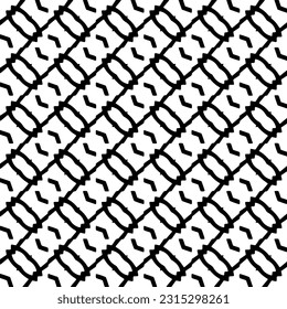 Seamless diagonal pattern. Repeat decorative design.Abstract texture for textile, fabric, wallpaper, wrapping paper. Black and white wallpaper.