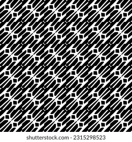Seamless diagonal pattern. Repeat decorative design.Abstract texture for textile, fabric, wallpaper, wrapping paper. Black and white wallpaper.