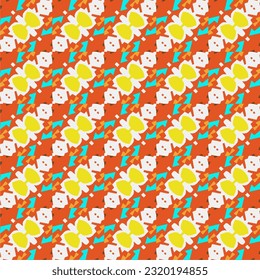 Seamless diagonal pattern. Repeat decorative design. Abstract texture for textile, fabric, wallpaper, wrapping paper. 
