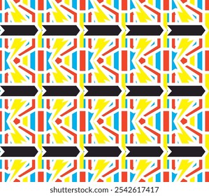 Seamless diagonal pattern. Repeat decorative design.Abstract texture for textile, fabric, wallpaper, wrapping paper. Multi Color Bohemian Pattern. Multi Colour Bohemian Texture