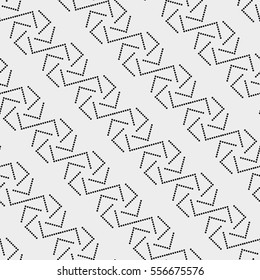 Seamless diagonal pattern. Stylish texture with figures from circles.