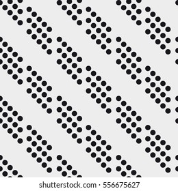 Seamless diagonal pattern. Stylish texture with figures from circles.