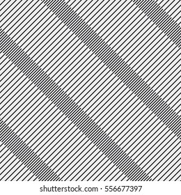Seamless diagonal pattern. Stylish texture with figures from lines.