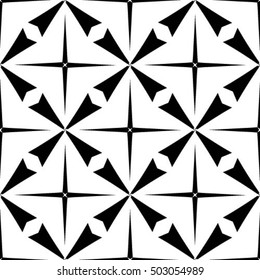 Seamless diagonal pattern vector design. Stylish textile print with geometric ethnic design. Monochrome fabric background. Abstract monochrome decorative background.