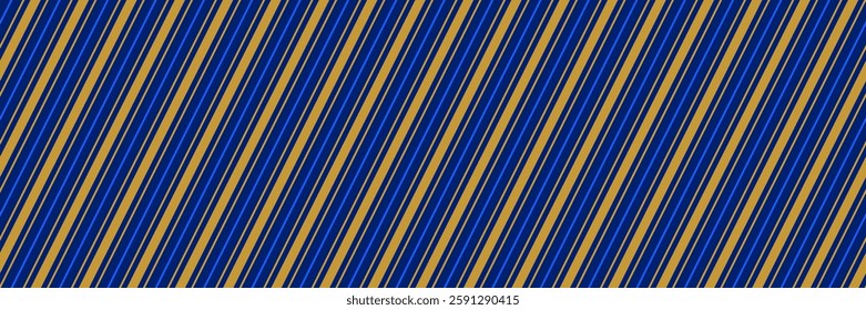 Seamless diagonal stripe pattern. Dark blue oblique line background for textile design, fabric swatch, scarf cloth, suit print. Masculine navy colored repeating wallpaper. Vector backdrop