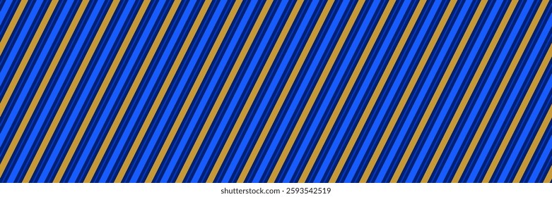 Seamless diagonal stripe pattern. Dark blue oblique line background for textile design, fabric swatch, scarf cloth, suit print. Masculine navy colored repeating wallpaper. Vector backdrop