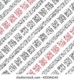 Seamless Diagonal Stripe Pattern. Vector Dot Background
