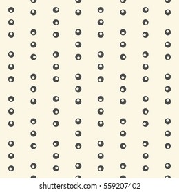 Seamless Diagonal Stripe Pattern. Vector Monochrome Geometric Background. Dots Futuristic Ornament. Abstract Minimalistic Design