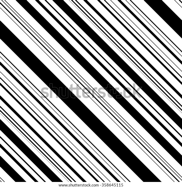 シームレスな斜めストライプパターン 白黒の背景にベクター画像 のベクター画像素材 ロイヤリティフリー 358645115