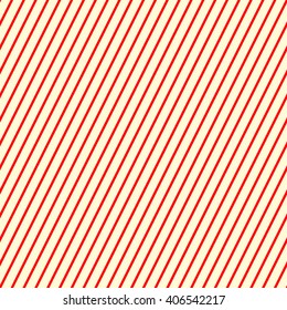 Seamless diagonal striped red yellowish pattern. Abstract repeated straight lines texture background. Vector illustration