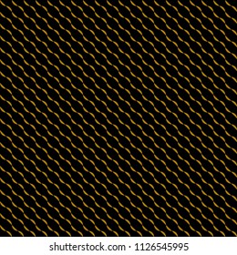 Seamless diagonal swatch arc pattern vector. Design gold on black. Design print for textile, wallpaper, background. Set 8