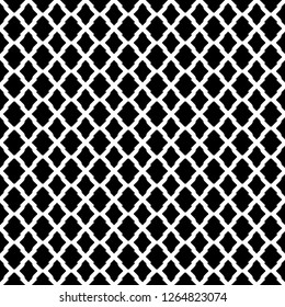 Seamless diagonal tile pattern vector. Design rhombus shape black on white background. Design print for illustration, textile, wallpaper, background,banner. Set 2