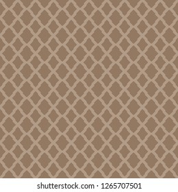 Seamless diagonal tile pattern vector. Design rhombus shape beige on light brown background. Design print for illustration, textile, wallpaper, background,banner. Set 7