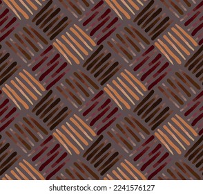 Diseño de patrones de líneas de acuarela diagonal sin inconvenientes. ilustración vectorial. moda, interior, envoltura, artes murales, tela, embalaje, web