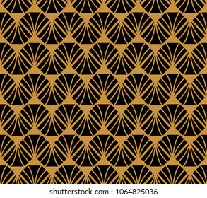 Seamless Diamond Art Deco Pattern. Stylish antique background.