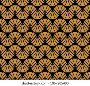 Seamless Diamond Art Deco Pattern. Stylish antique background.