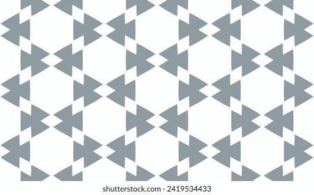 Seamless Diamond hexagonal Shape Geometric Pattern	