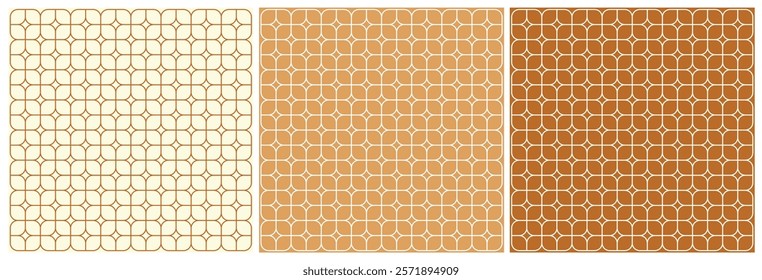 Seamless diamond luxury patterns for gift wrapper, chocolate box, cover etc