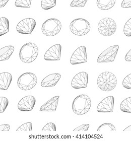 seamless diamond pattern. Vector illustration