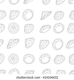 seamless diamond pattern. Vector illustration