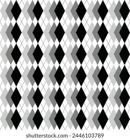 Seamless diamond shape pattern, geometric pattern background, vector design