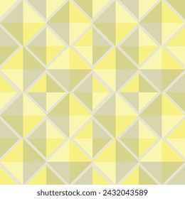 Seamless diamond shape, yellow tones, vector design, yellow background
