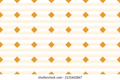 Seamless diamond vector pattern background with horizontal stripes. Suitable for design template.