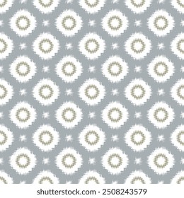 Diamante sin costuras gris invierno, azul ikat Étnico boho tipo textil patrón de fondo.
