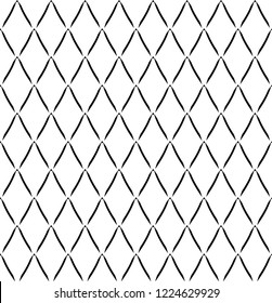 Seamless diamonds pattern. Abstract geometric texture. Vector art.