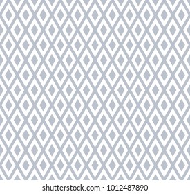 Seamless diamonds pattern. Geometric texture. Vector art.