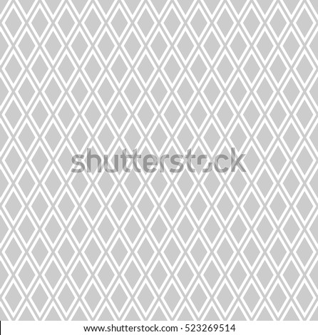 Seamless diamonds pattern. Geometric texture. Vector art.