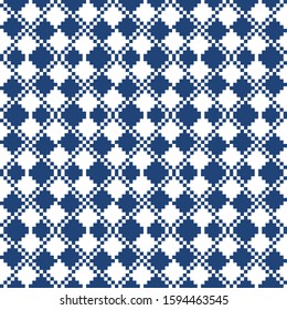 Seamless Diamonds and rhombuses with diagonal lines, abstract textile pattern
