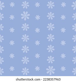 Seamless diaper pattern composed of floral. Small flowers are used as elements, suitable for background and wrapping paper design.	