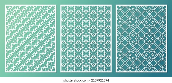 seamless die cut decorative pattern template