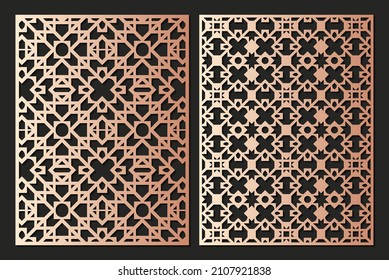 seamless die cut decorative pattern template