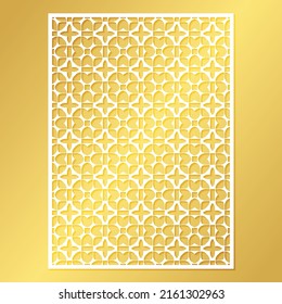 seamless die cut decorative pattern template