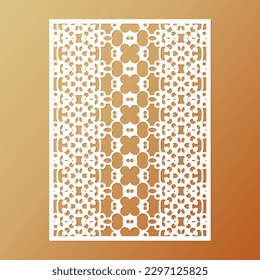seamless die cut decorative pattern template