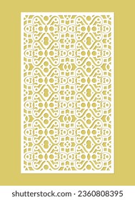 seamless die cut decorative pattern template