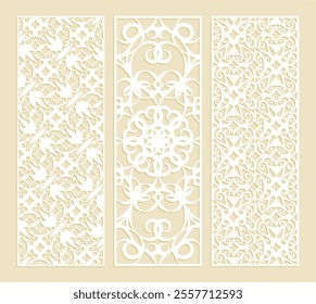 seamless die cut decorative pattern template