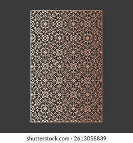 seamless die cut decorative pattern template