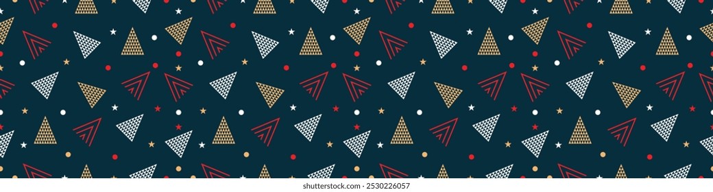 Nahtlos Verschiedene Arten von Weihnachten Icon Hintergrund Muster Design.