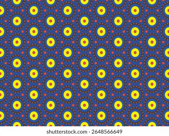 Seamless Digital Cloth Visual Endless Fashion Graphic Wallpaper Luxury Symmetric Shape Geometric Fabric Design Textile Decoration Tile Interior Art Perspective Background Texture Template Pattern.