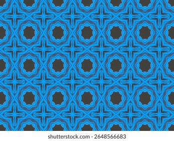Pano Digital Sem Costura Visual Moda Sem Fim Papel De Parede Gráfico Luxo Forma Simétrica Geométrica Tecido Design Têxtil Decorativo Telha Interior Arte Perspectiva Fundo Textura Modelo Padrão.