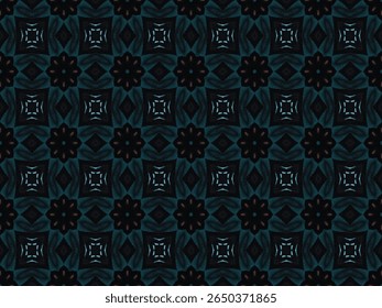 Seamless Digital Fabric Graphic Design Luxury Texture Endless Tile Visual Background Template Fashion Cloth Perspective Decoration Symmetric Geometric Art Interior Shape Textile Wallpaper Pattern.