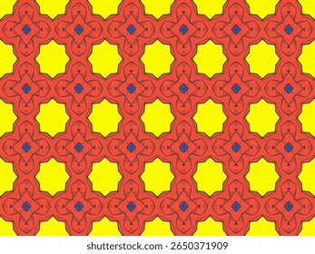 Seamless Digital Fabric Graphic Design Luxury Texture Endless Tile Visual Background Template Fashion Cloth Perspective Decoration Symmetric Geometric Art Interior Shape Textile Wallpaper Pattern.