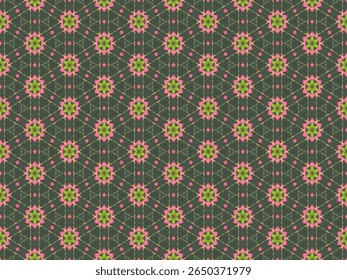 Seamless Digital Fabric Graphic Design Luxury Texture Endless Tile Visual Background Template Fashion Cloth Perspective Decoration Symmetric Geometric Art Interior Shape Textile Wallpaper Pattern.