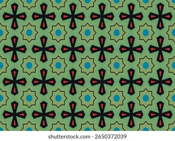 Seamless Digital Fabric Graphic Design Luxury Texture Endless Tile Visual Background Template Fashion Cloth Perspective Decoration Symmetric Geometric Art Interior Shape Textile Wallpaper Pattern.